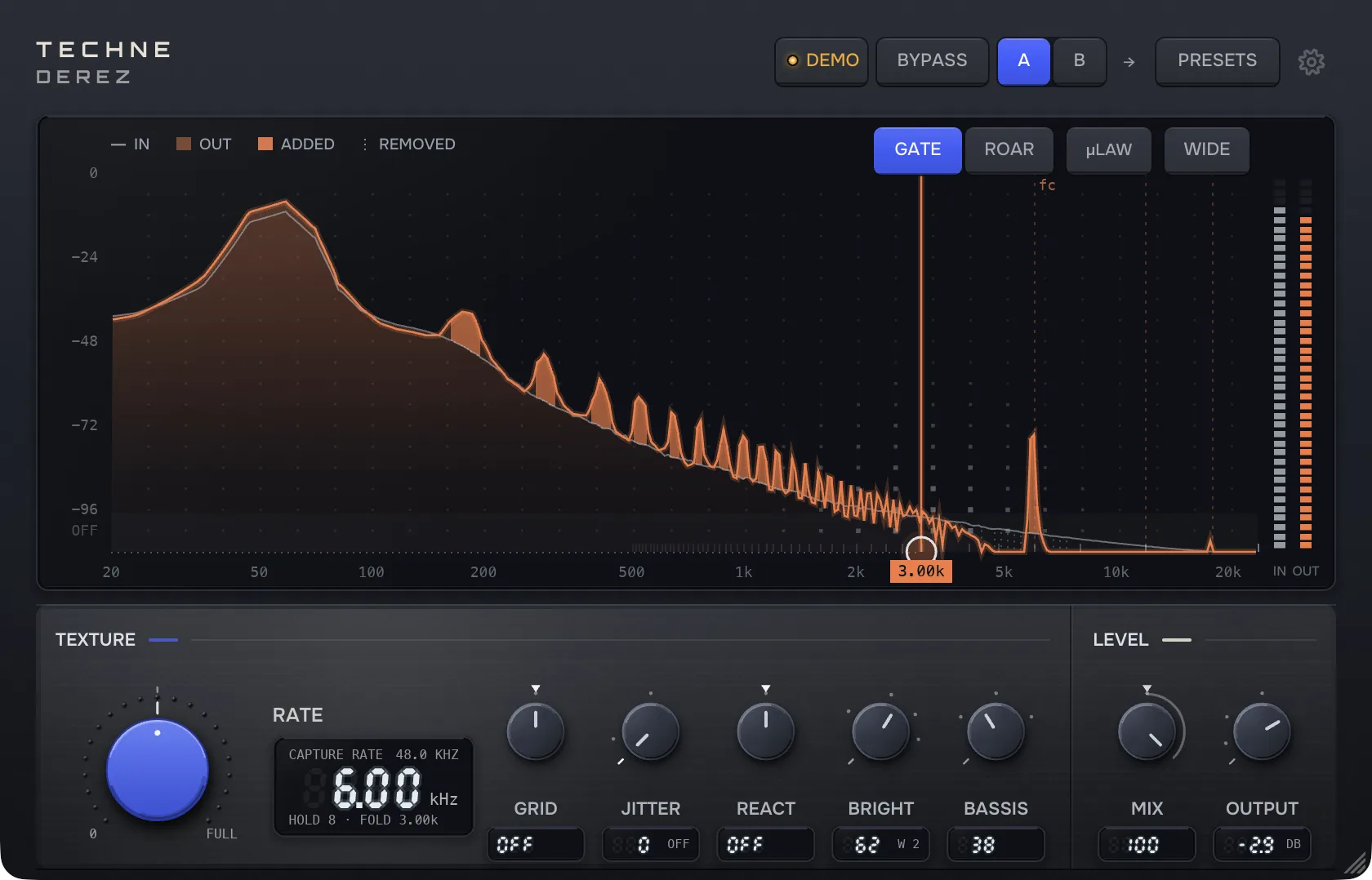 Techne DeRez4, work in progress